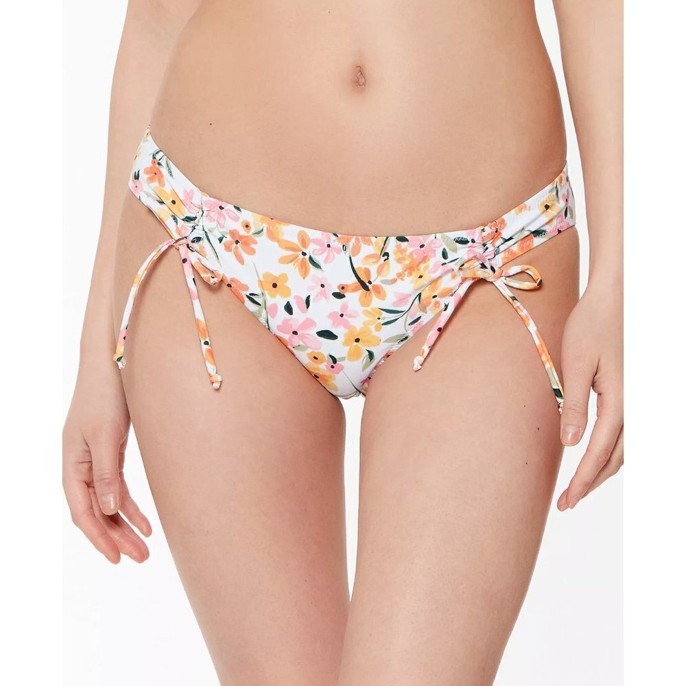 Jessica Simpson Womens Medium Summer Dreaming Ruched Hipster Bikini Bottoms 1508